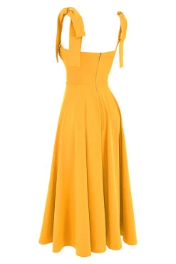 Tangerine Midi Sundress -Traumhafte Kleider sb5979g 02a