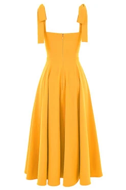 Tangerine Midi Sundress -Traumhafte Kleider sb5979g 03a