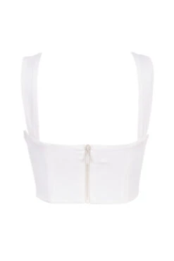 White Blouson Corset Top 31 White Blouson Corset Top -Traumhafte Kleider sb6000 03