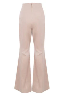 Beige Tencel Linen Trousers -Traumhafte Kleider sb6046 03