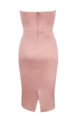 Blush Satin Strapless Corset Dress 32 Blush Satin Strapless Corset Dress -Traumhafte Kleider sb6076 03