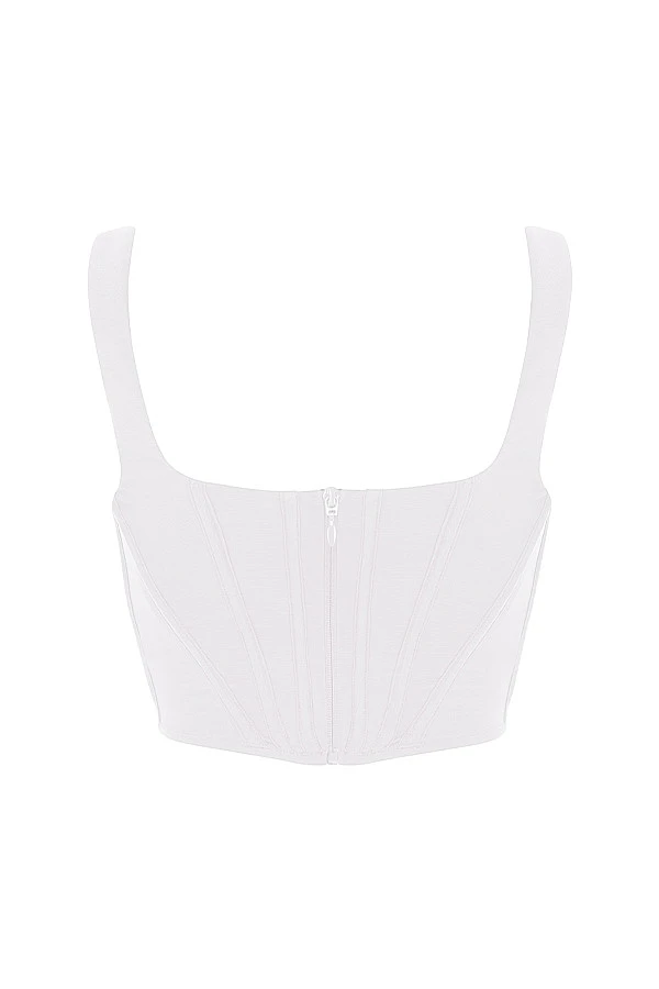 White Mesh Corset 17 White Mesh Corset – Bild 15