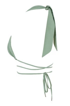 Sage Halter Neck Gathered Bustier Top -Traumhafte Kleider sb7115 03