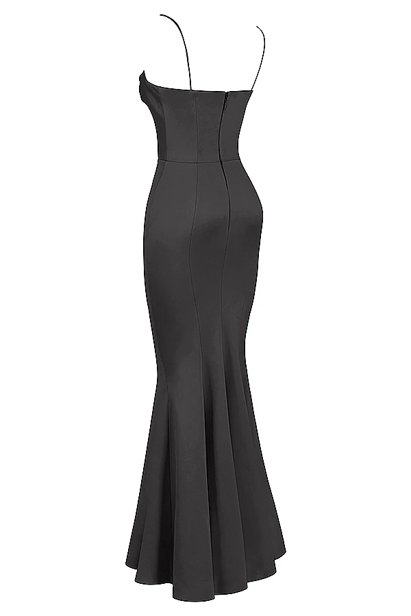 Shadow Satin Fishtail Gown 13 Shadow Satin Fishtail Gown – Bild 11