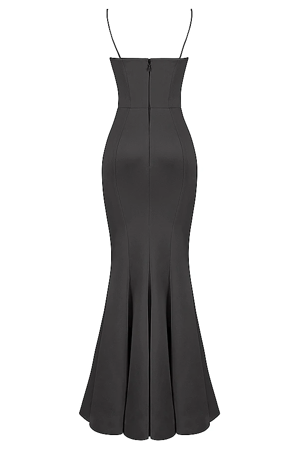 Shadow Satin Fishtail Gown 14 Shadow Satin Fishtail Gown – Bild 12