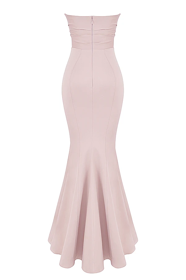 Blush Satin Strapless Gown 15 Blush Satin Strapless Gown – Bild 13