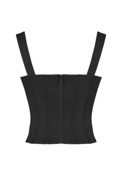 Black Satin Corset -Traumhafte Kleider sb7465a 03