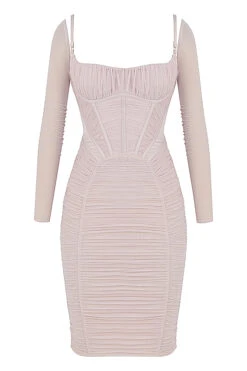 Crystal Gathered Corset Dress -Traumhafte Kleider sb7519b 01a