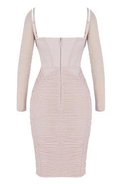 Crystal Gathered Corset Dress -Traumhafte Kleider sb7519b 03a