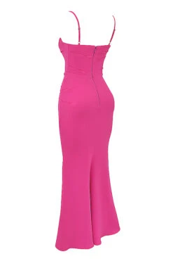 Hot Pink Corset Maxi Dress 24 Hot Pink Corset Maxi Dress -Traumhafte Kleider sb7822d 02