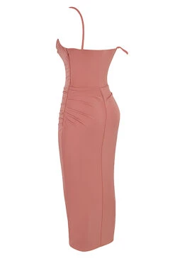Rose Draped Corset Midi Dress 26 Rose Draped Corset Midi Dress -Traumhafte Kleider sb7827 02a
