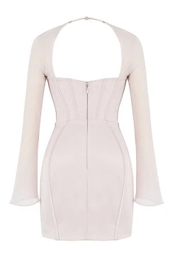 Crystal Satin Corset Mini Dress -Traumhafte Kleider sb7838 03