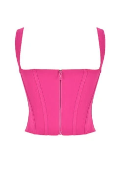 Fuchsia Boned Corset Top -Traumhafte Kleider sb7879 03