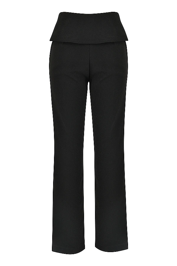 Black Fold Front Trousers 18 Black Fold Front Trousers – Bild 16