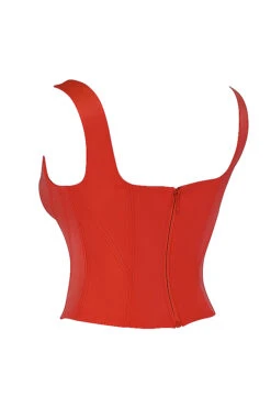 Scarlet Satin Longline Corset -Traumhafte Kleider sb7890d 02