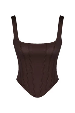 Chocolate Satin Longline Corset 25 Chocolate Satin Longline Corset -Traumhafte Kleider sb7890e 01