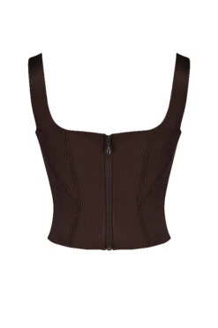 Chocolate Satin Longline Corset 27 Chocolate Satin Longline Corset -Traumhafte Kleider sb7890e 03