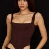 Chocolate Satin Longline Corset -Traumhafte Kleider sb7890e 2b