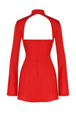 Scarlet Satin Mini Dress 29 Scarlet Satin Mini Dress -Traumhafte Kleider sb8031 03