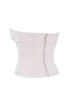 Crystal Satin Strapless Corset 22 Crystal Satin Strapless Corset -Traumhafte Kleider sb8048a 02