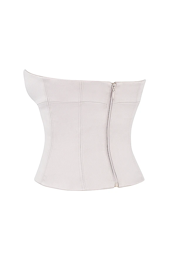 Crystal Satin Strapless Corset 12 Crystal Satin Strapless Corset – Bild 10