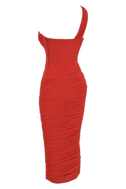 Scarlet Asymmetric Cutout Midi Dress 26 Scarlet Asymmetric Cutout Midi Dress -Traumhafte Kleider sb8056 02a