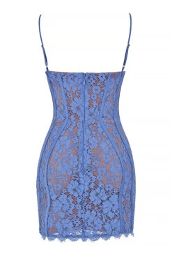 Lavender Lace Mini Dress -Traumhafte Kleider sb8068 03