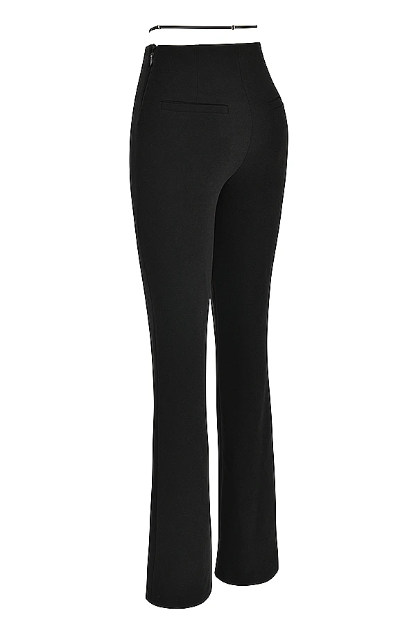 Black V-Front Trousers 11 Black V-Front Trousers – Bild 9
