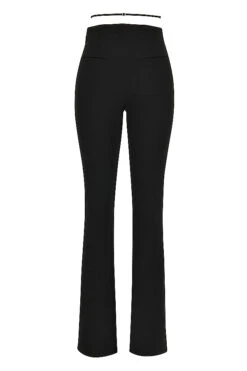 Black V-Front Trousers 21 Black V-Front Trousers -Traumhafte Kleider sb8209 03