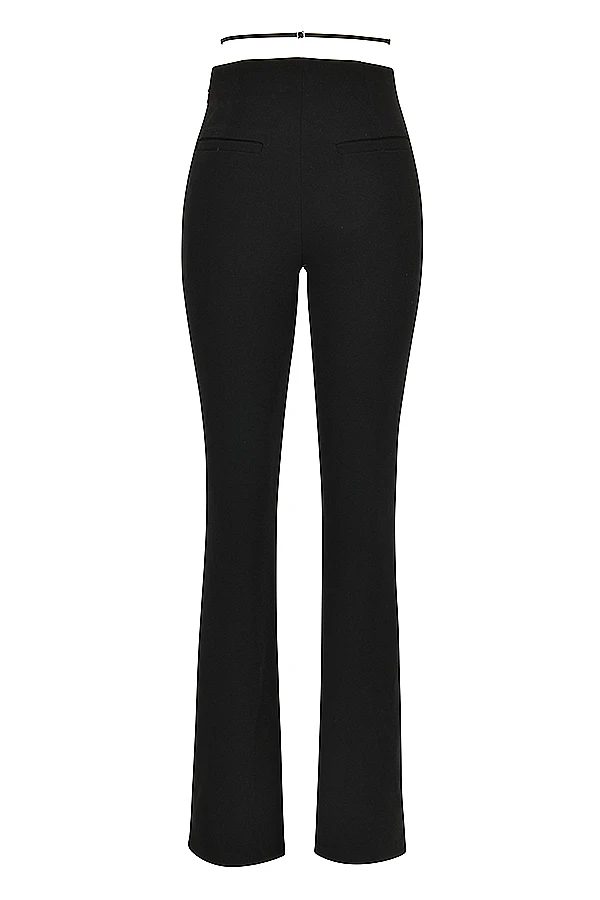 Black V-Front Trousers 12 Black V-Front Trousers – Bild 10