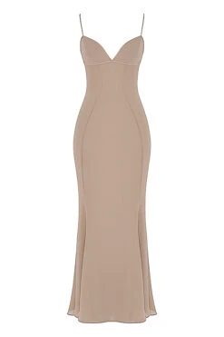 Latte Corset Maxi Dress -Traumhafte Kleider sb8263 01r