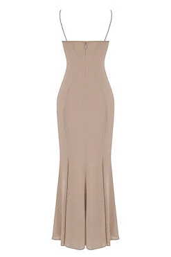 Latte Corset Maxi Dress -Traumhafte Kleider sb8263 03r