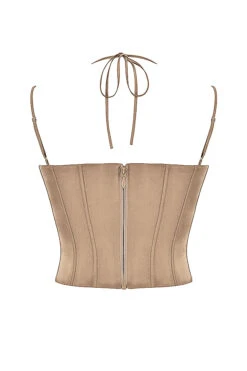 Latte Satin Corset 35 Latte Satin Corset -Traumhafte Kleider sb8264 03rr