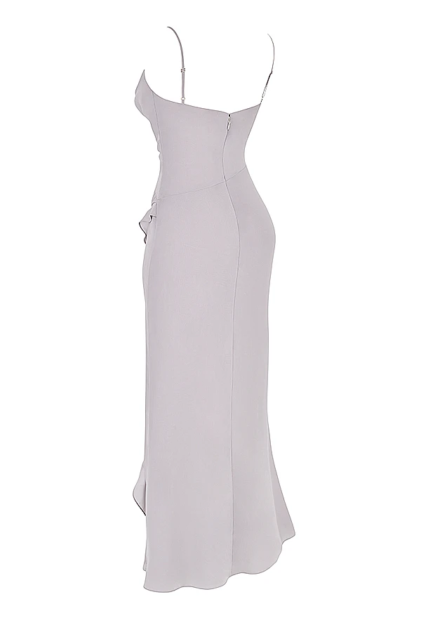 Grey Floaty Maxi Dress 15 Grey Floaty Maxi Dress – Bild 13
