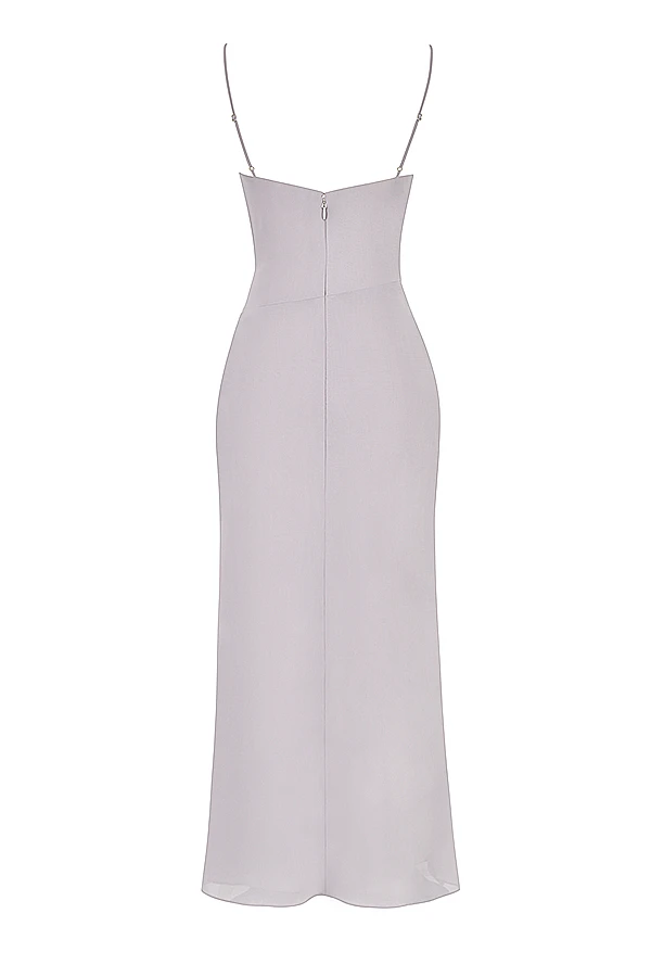 Grey Floaty Maxi Dress 16 Grey Floaty Maxi Dress – Bild 14