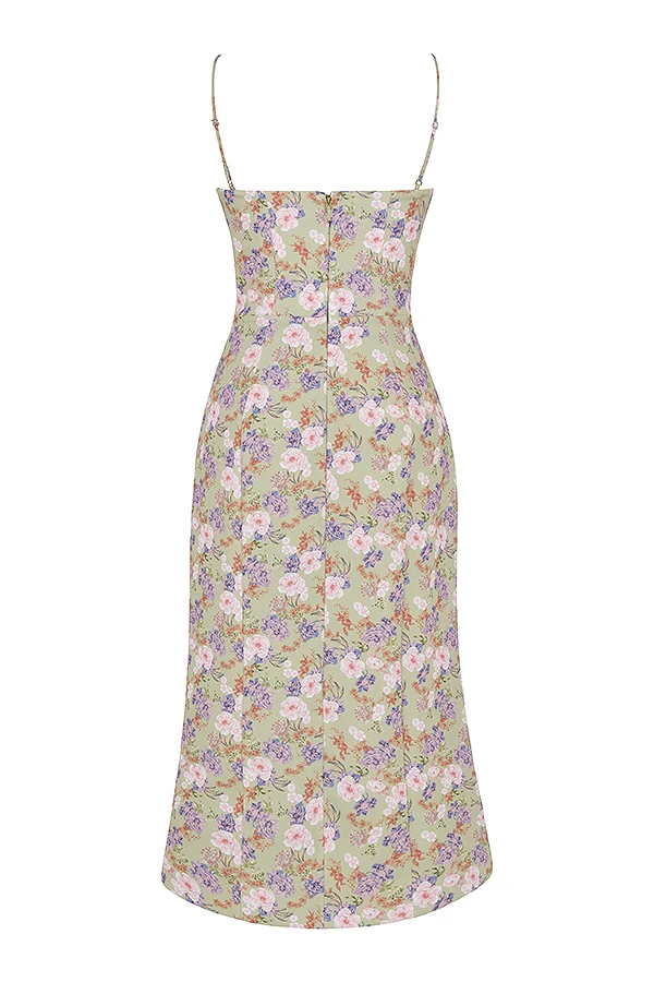 Peony Print Midi Sundress 20 Peony Print Midi Sundress – Bild 18