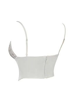 Ivory Satin And Lace Corset -Traumhafte Kleider sb8412 02