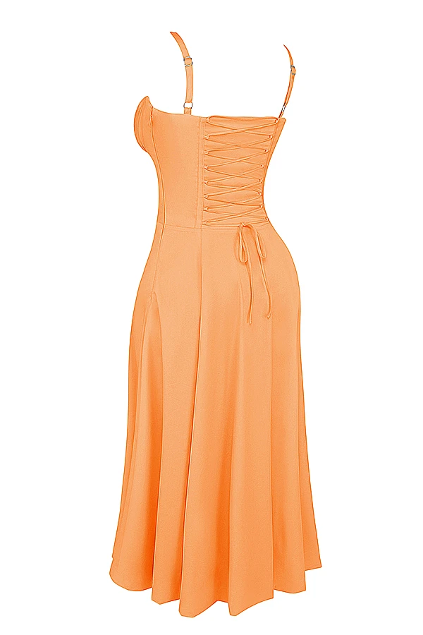 Tangerine Bustier Sundress 18 Tangerine Bustier Sundress – Bild 16