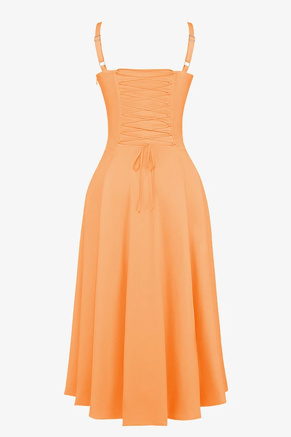 Tangerine Bustier Sundress 19 Tangerine Bustier Sundress – Bild 17