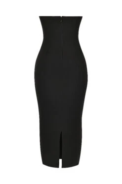 Black Strapless Corset Maxi Dress 25 Black Strapless Corset Maxi Dress -Traumhafte Kleider sb8444 03