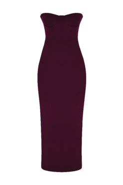 Grape Strapless Corset Maxi Dress 17 Grape Strapless Corset Maxi Dress -Traumhafte Kleider sb8444a 01a