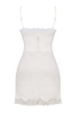 Ivory Satin Slip Dress -Traumhafte Kleider sb8527b 03