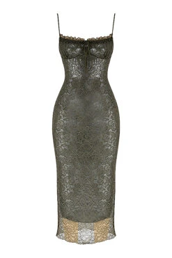 Olive Lace Midi Dress 27 Olive Lace Midi Dress -Traumhafte Kleider sb8609 01a