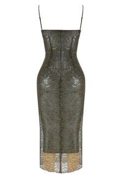 Olive Lace Midi Dress 29 Olive Lace Midi Dress -Traumhafte Kleider sb8609 03a