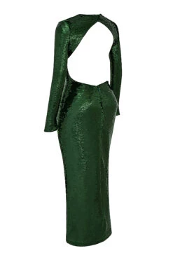 Pine Green Sequin Maxi Dress 30 Pine Green Sequin Maxi Dress -Traumhafte Kleider sb8804 02
