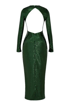 Pine Green Sequin Maxi Dress 31 Pine Green Sequin Maxi Dress -Traumhafte Kleider sb8804 03