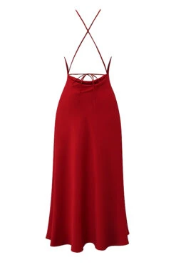 Red Rose Thigh Slit Maxi Dress -Traumhafte Kleider sb8807a 03