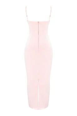 Soft Peach Corset Maxi Dress -Traumhafte Kleider sb9055c 03t