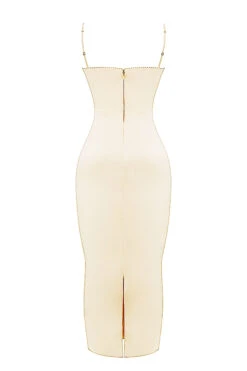 Vintage Cream Maxi Dress -Traumhafte Kleider sb9066 03a