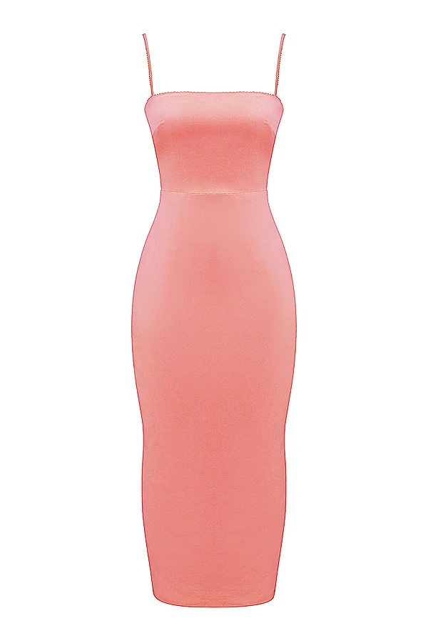 Bright Peach Maxi Dress 10 Bright Peach Maxi Dress – Bild 8